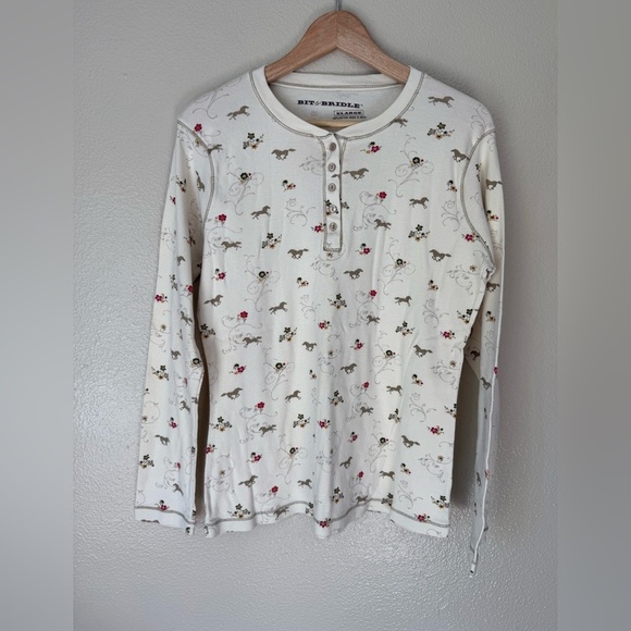BRIT & BRIDLE Cotton 🐎 Long Sleeve - Picture 1 of 4